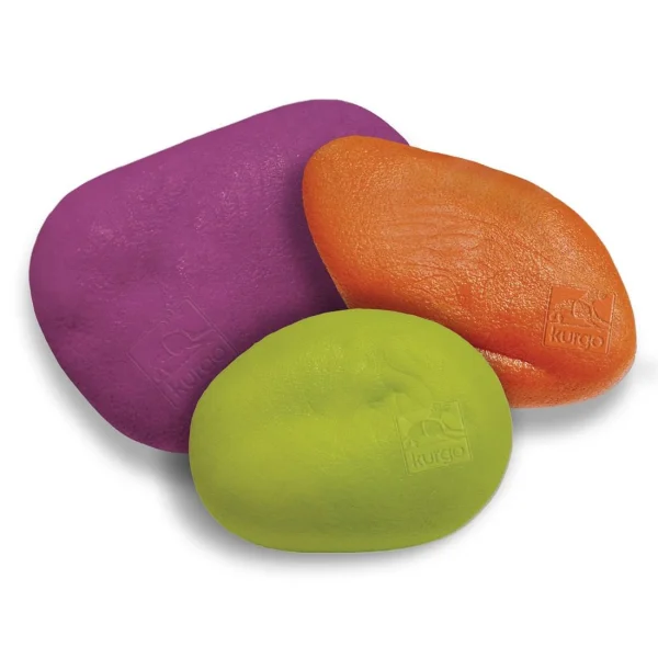 Kurgo® Skipping Stones Floating Fetch Dog Toy - Assorted 3PK POG30-17652