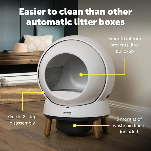 PetSafe® ScoopFree SmartSpin™ Self-Cleaning Litter Box (Brown Box) ZAL10-17986 - Image 4