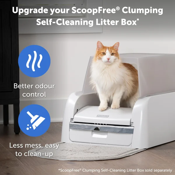 PetSafe® ScoopFree® Clumping Self-Cleaning Litter Box Hood and Accessory Bundle (Brown Box) ZAC10-18000 - Image 6